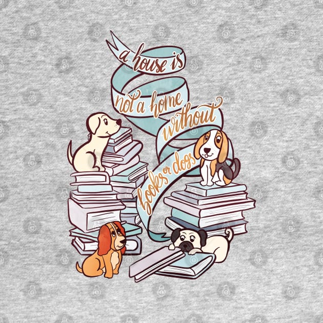 BOOKS AND DOGS by Catarinabookdesigns
